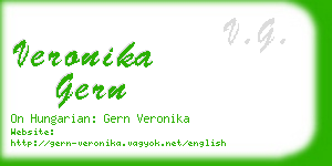 veronika gern business card
